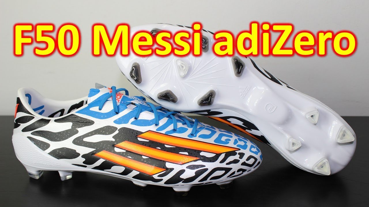 Messi Adidas F50 adiZero Battle Pack - Unboxing + On Feet