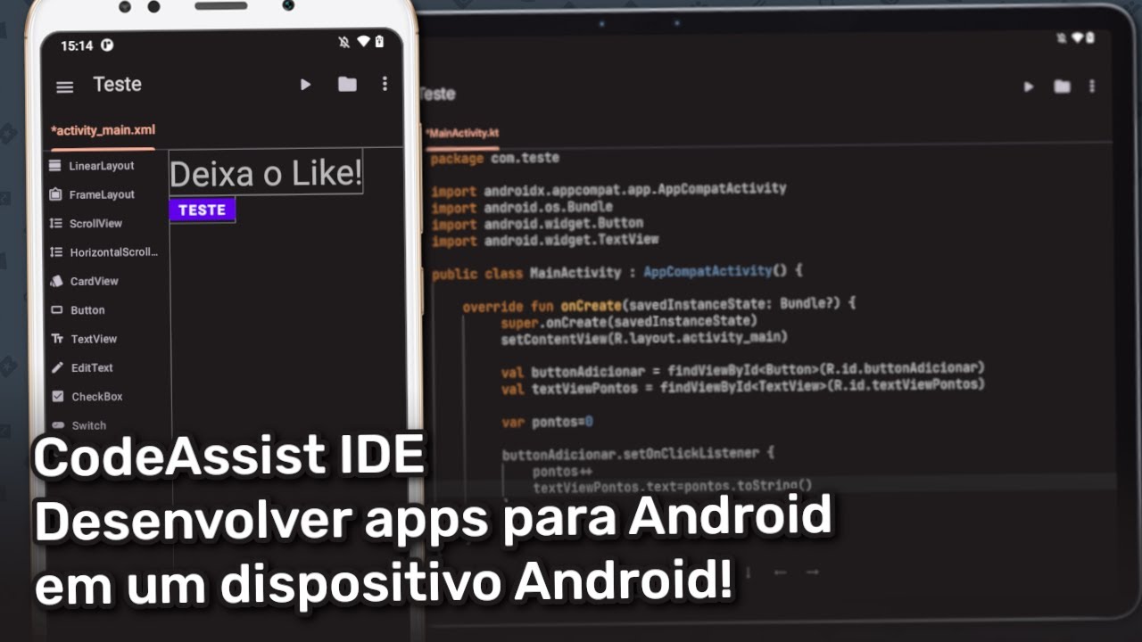 CodeAssist IDE - Desenvolver aplicativos para Android em um dispositivo Android!