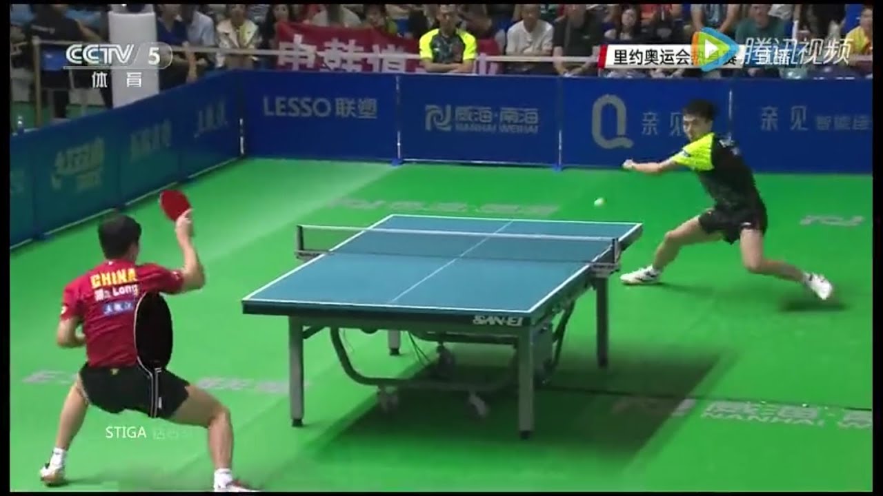 Ma Long vs Fang Bo (2016 China Warm Up Matches for Olympics)