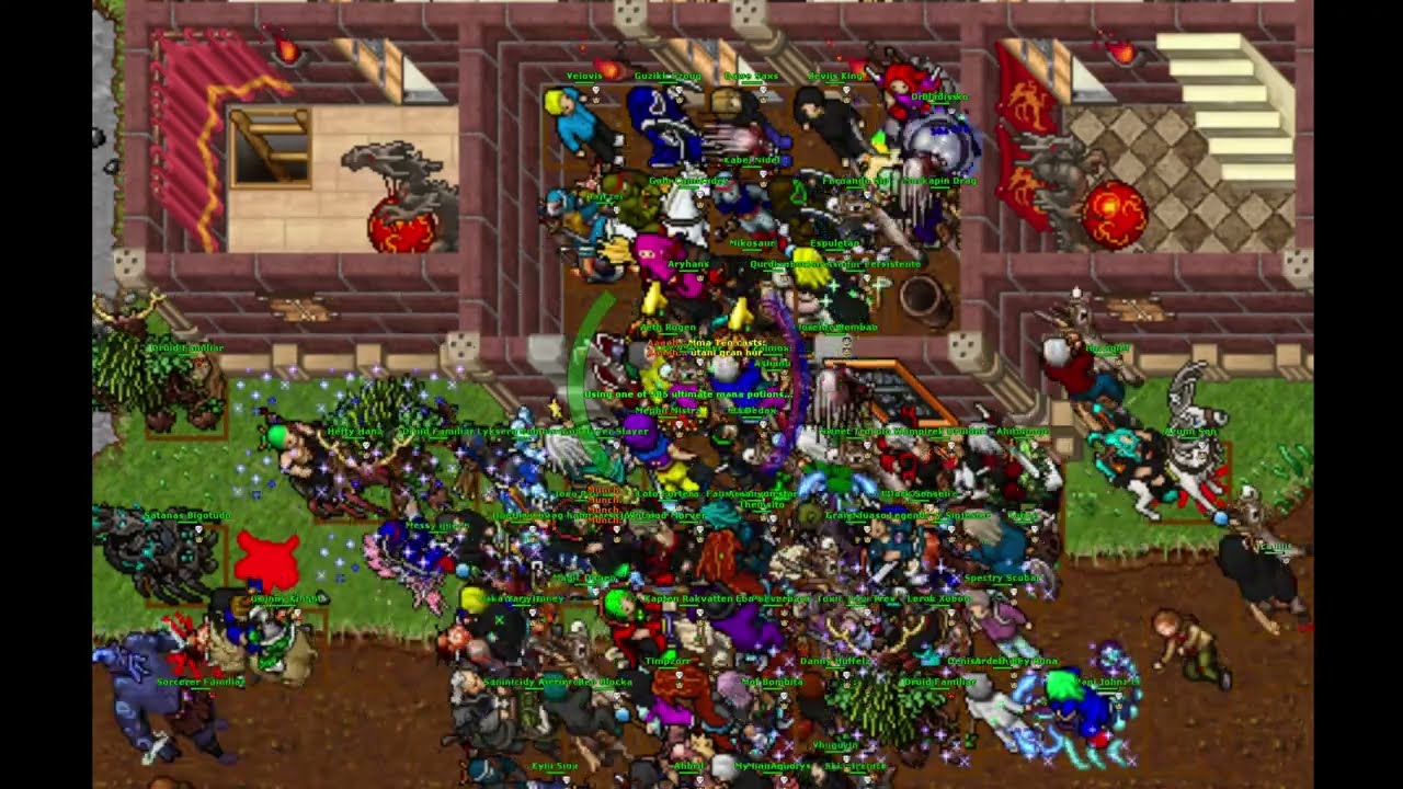Tibia Peloria Reapers vs sleepers thais fight (4K UHD)