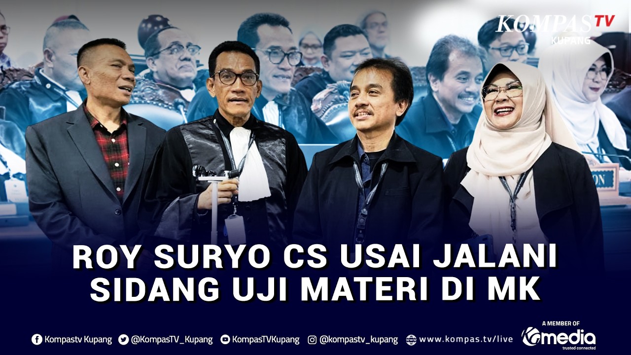 [FULL] Kubu Roy Suryo Cs Usai Jalani Sidang Uji Materi Gugatan Kasus Ijazah Jokowi di MK