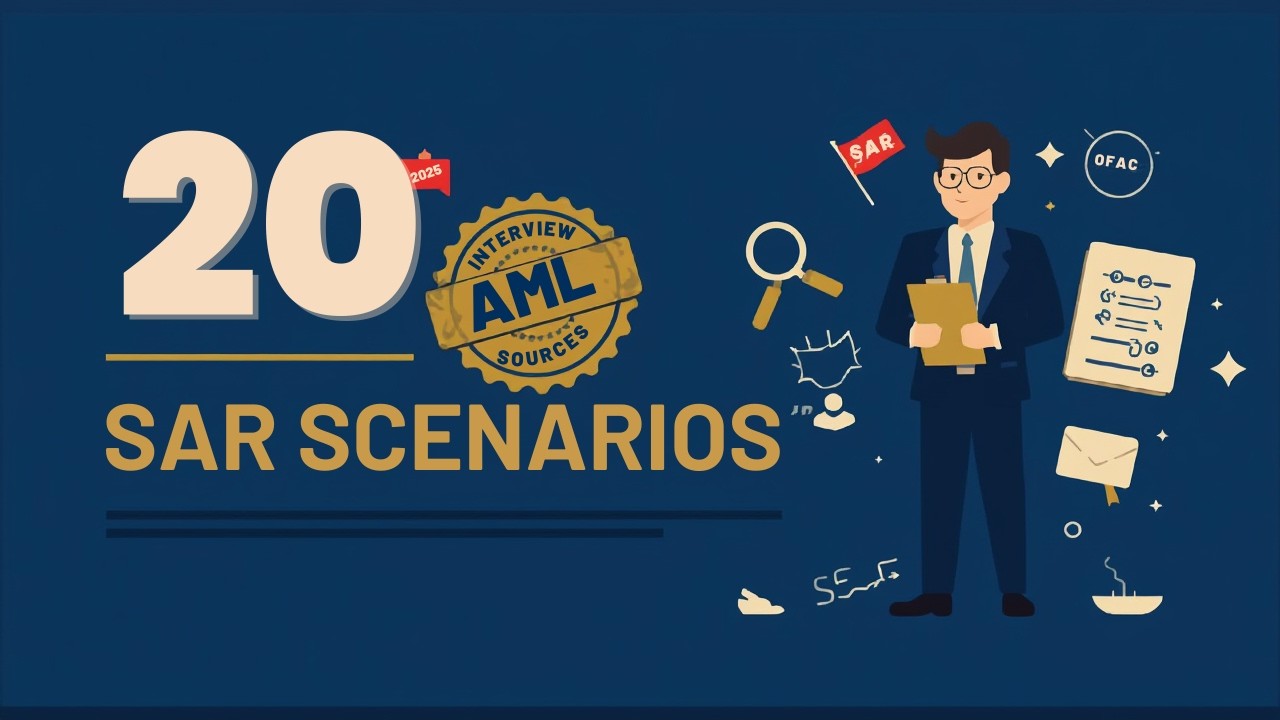 BSA/AML Interview Questions (2025): FATF 40, OFAC Sanctions, FinCEN SAR Filing