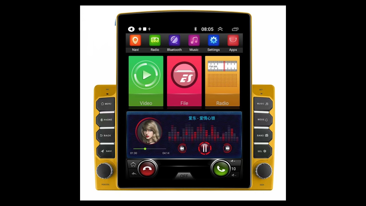 Auto DVD navigatsioon, GPS video, Android auto multimeediam&auml;ngija, Carplay