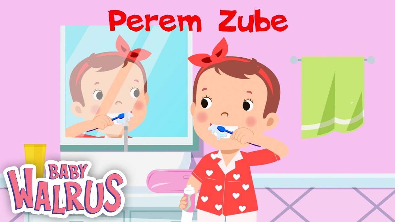 Perem Zube | Animirane dečje pesmice i pesme za decu | Baby Walrus na Srpskom