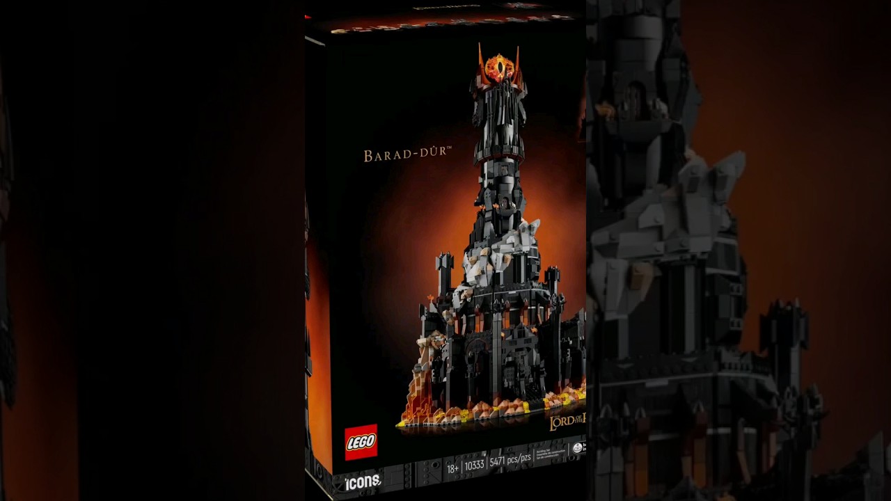 Lego Icons Lord of the Rings Barad Dur (10333) Reveal