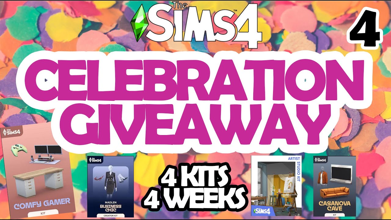 [CLOSED] Sims 4 CASANOVA CAVE KIT - Winners Draw  |  COMFY GAMER KIT - Celebration Giveaway 4!