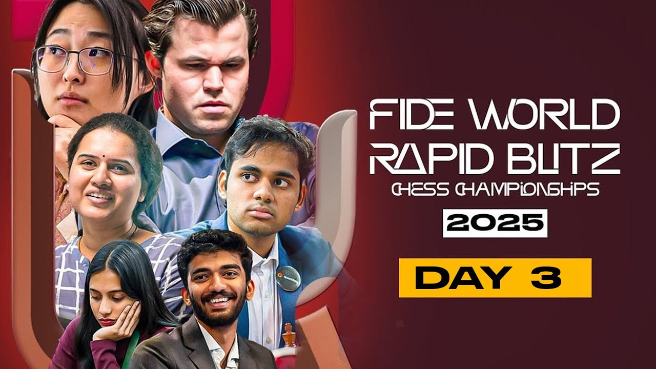 FIDE World Rapid Championship 2025 | Day 3 | Ft. Magnus, Gukesh, Arjun, Pragg and more
