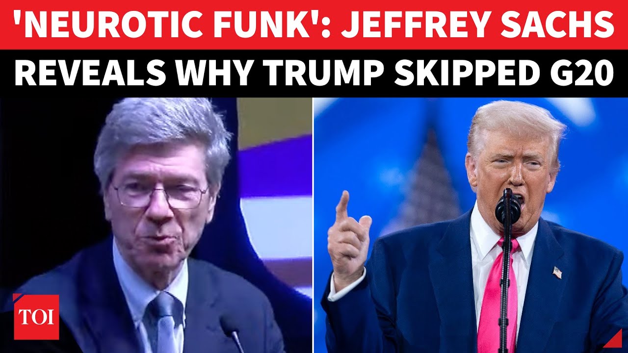 Jeffrey Sachs Roasts Trump, Drops China Bombshell & Why US Boycotted G20; 'His Emperor Tantrums...'