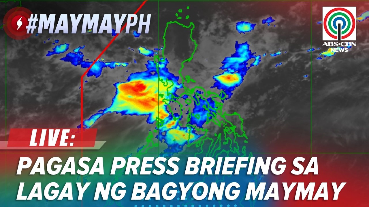 LIVE: PAGASA Press Briefing on Tropical Storm #MaymayPH | 11PM Weather Update (August 6, 2026)