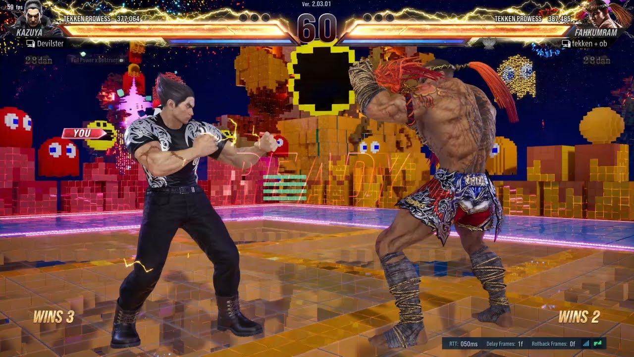 Kazuya Is Also Strong Against Fahkumram!