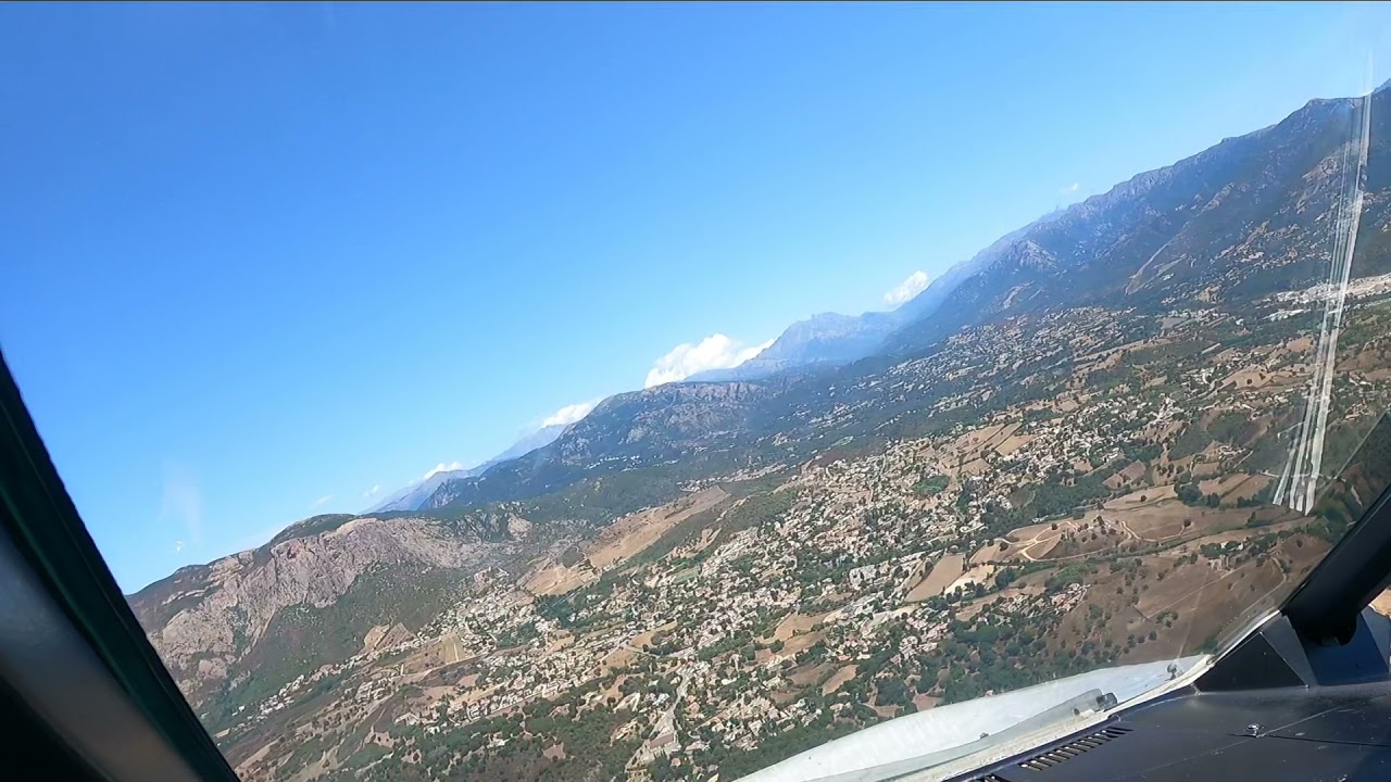 AJACCIO, FRANCE   ( VPT A RWY 20 ) my First flight