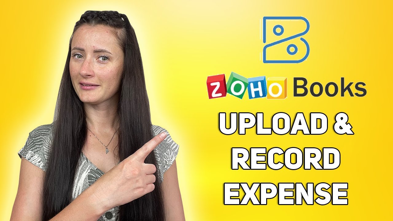 Как загрузить чек или счет и зарегистрировать его как расход в Zoho Books?