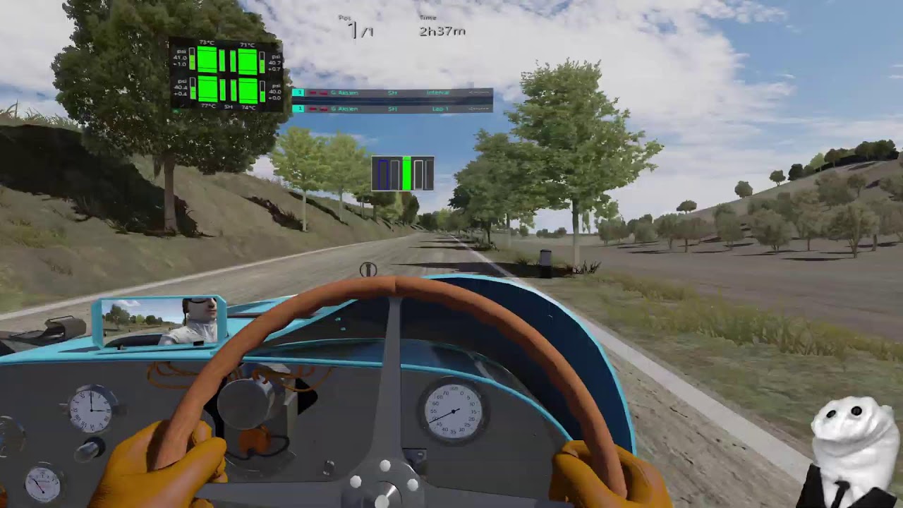 PC VR AC | No mic, round wheel, old car