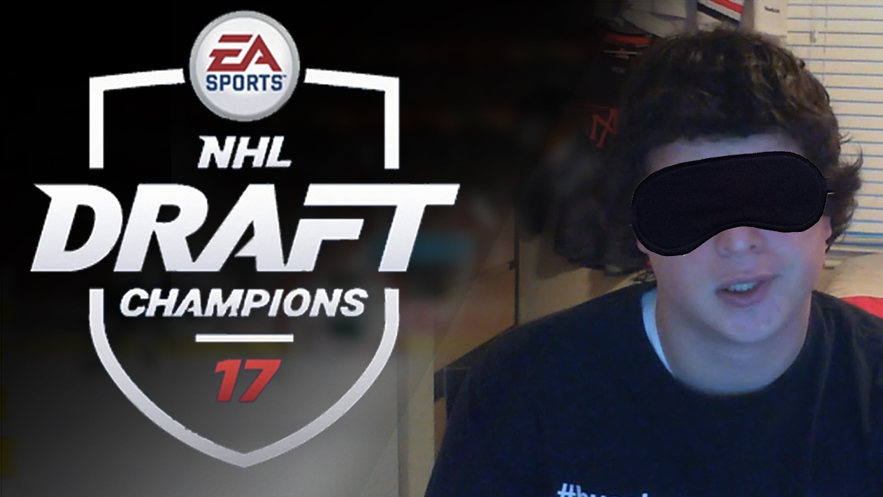 BLINDFOLD DRAFT CHAMPIONS CHALLENGE! | NHL 17 Draft Champions