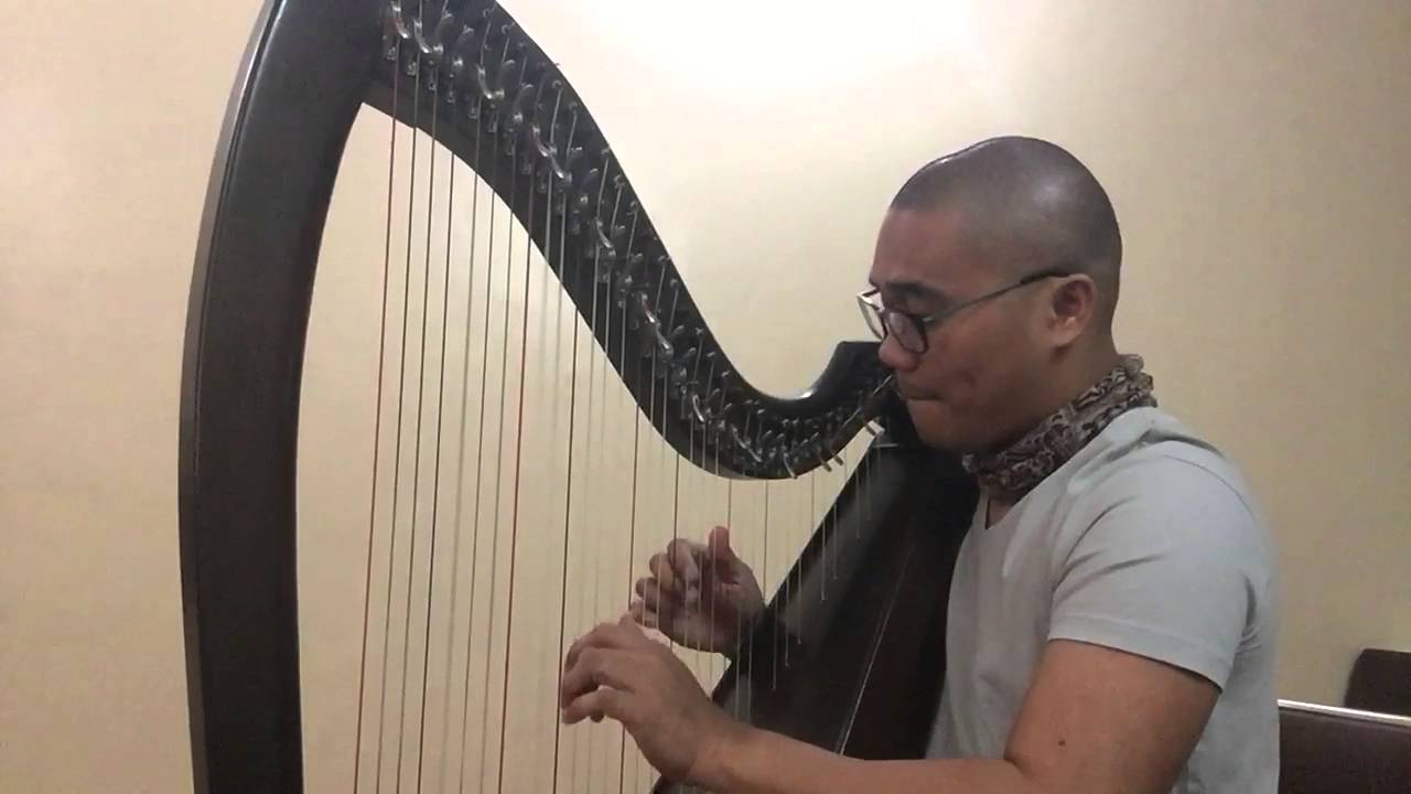 In My Life by Beatles - harp cover Ryan Villamor