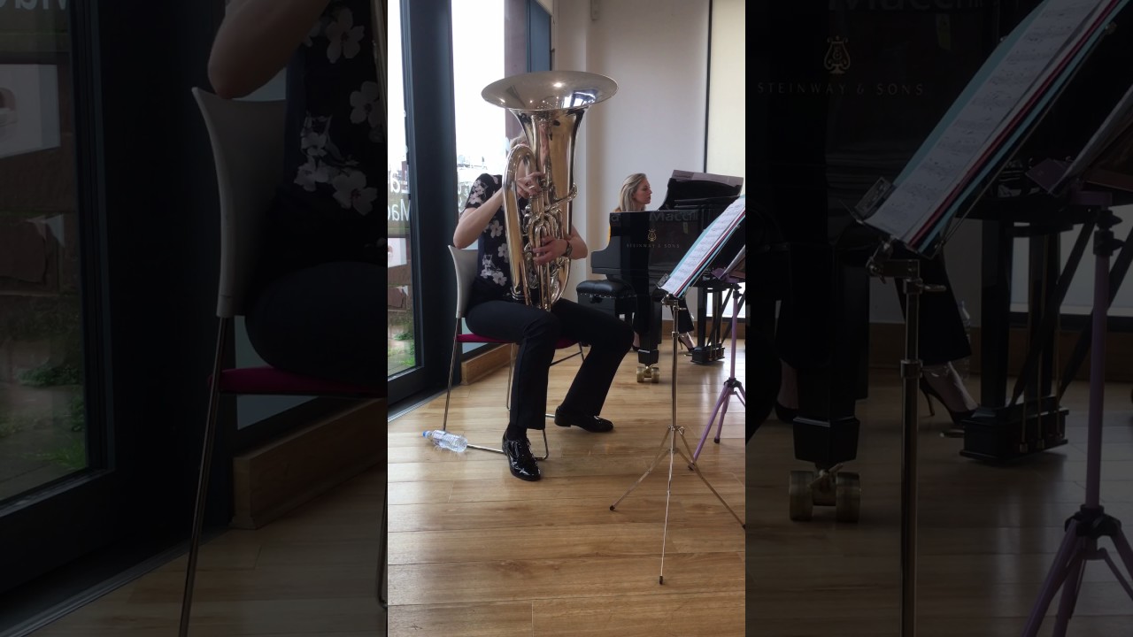 Derek Bourgeois - fantasy pieces no.9. Tuba soloist Sarah Billard.