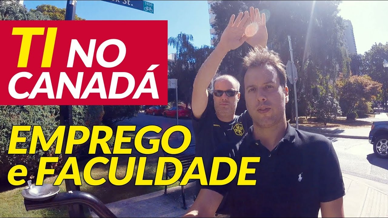 TI no CANADÁ: EMPREGO X FACULDADE