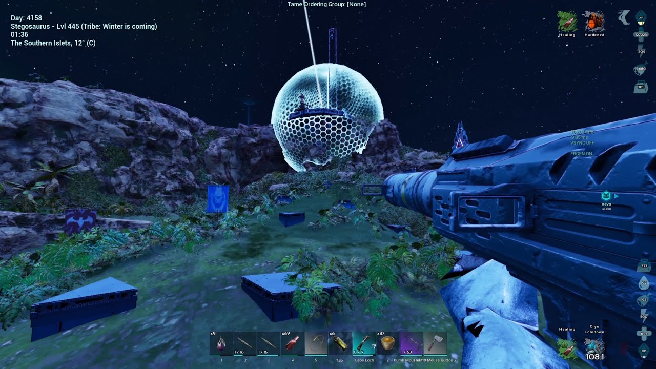 Ark smail tribes defense solo pack caveارك سمول ترايب دفاع سولو ب كهف الباك