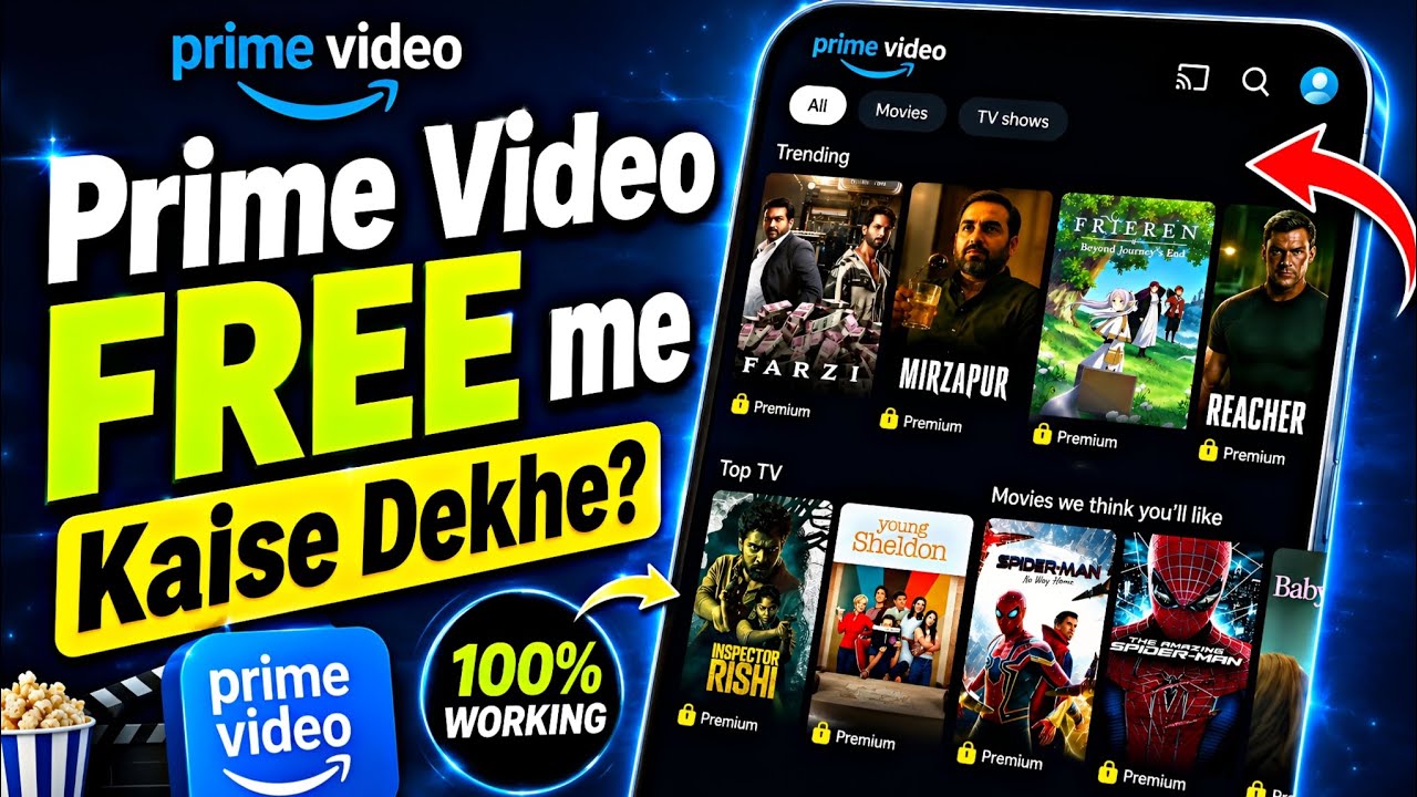 🤩How to watch Amazon Prime Video for FREE?