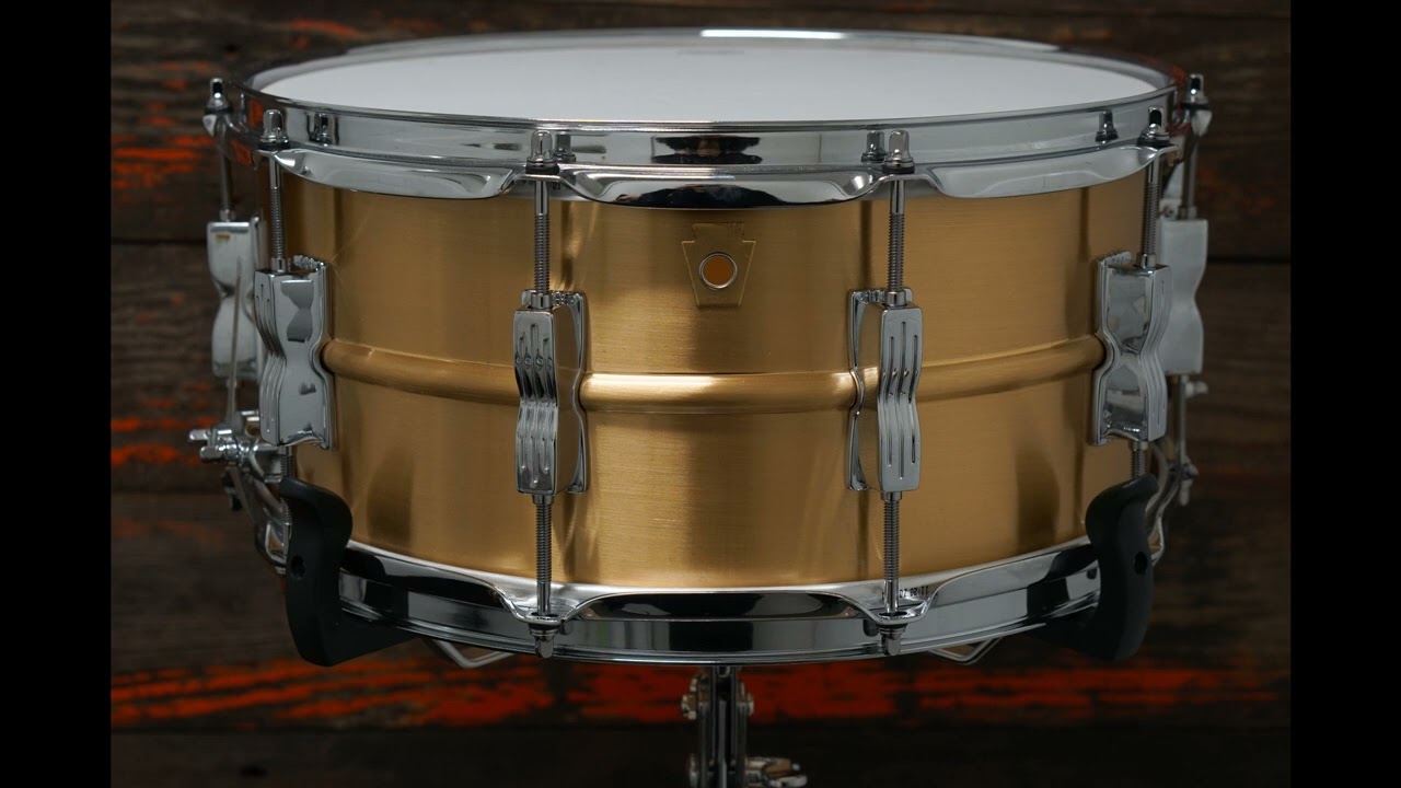 Ludwig 6.5x14" Brushed "Acro Bronze" Snare Drum - LZ654BM