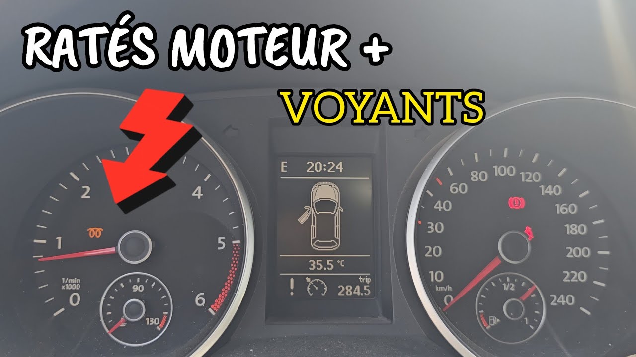 Golf 6 TDI  Ratés moteur + voyants moteur et préchauffage allumés... La cause va vous surprendre !