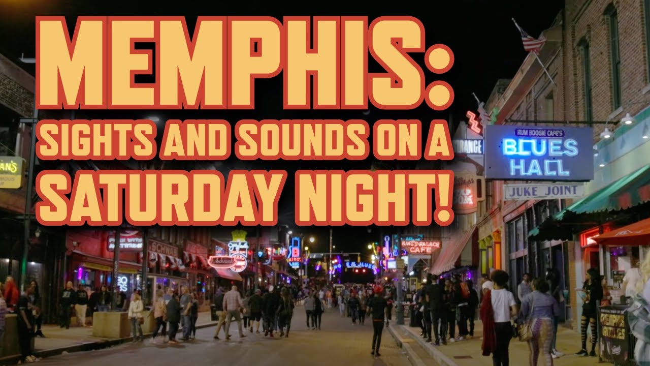 Beale Street in Memphis, Tennessee - Sights and Sounds on a Saturday night! #bealestreet #memphis