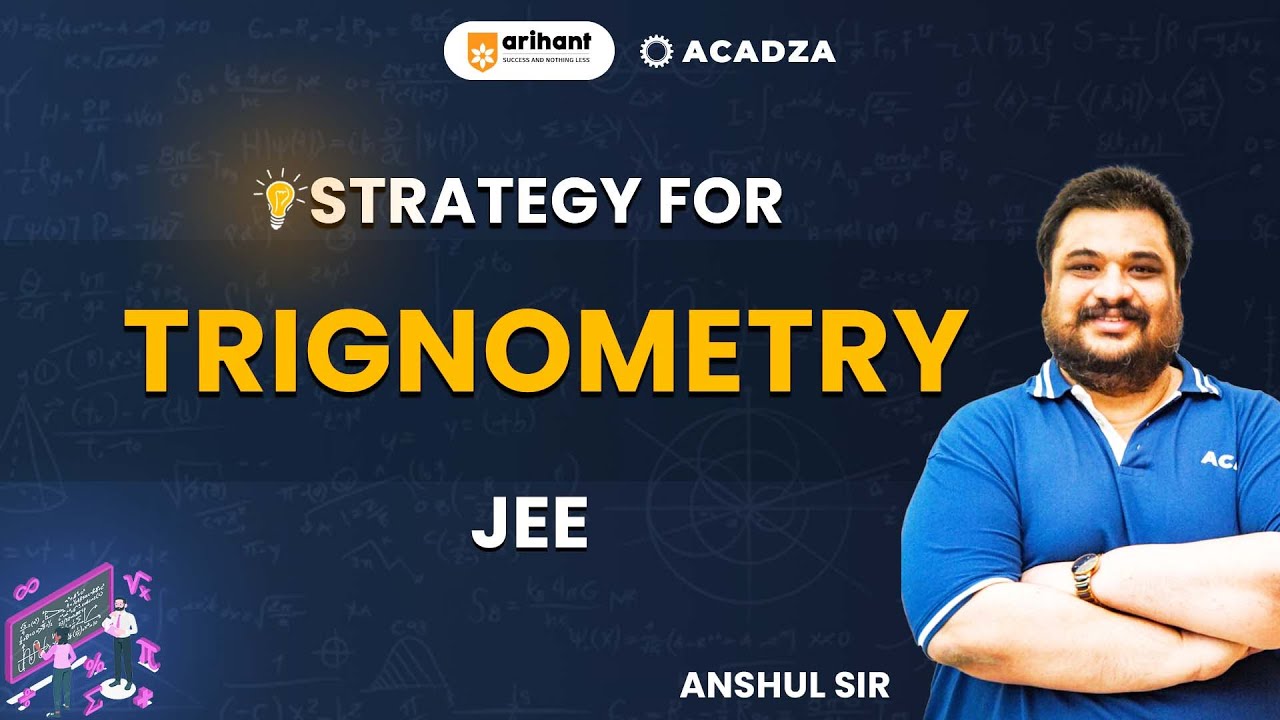Strategy for Trignometry by Anshul Singhal Sir #jeetricks #jeehacks #Arihantbooks