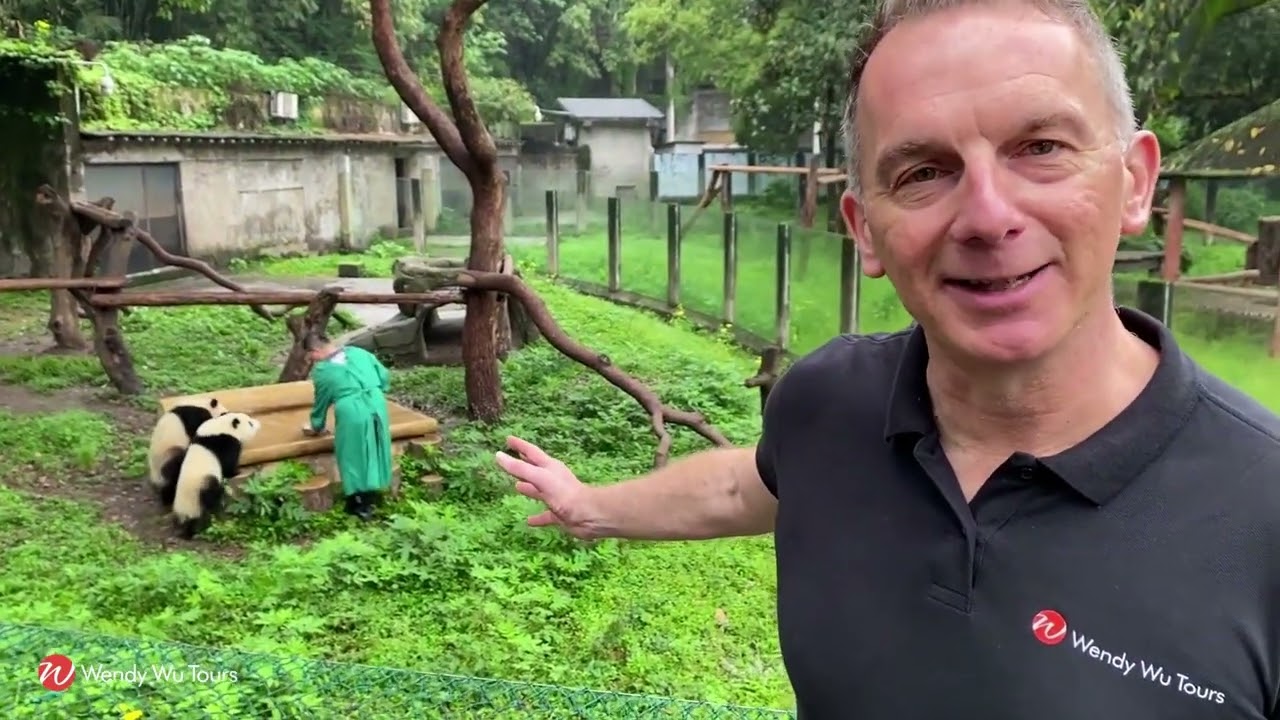Wendy Wu Tours visit the pandas of Chongqing!