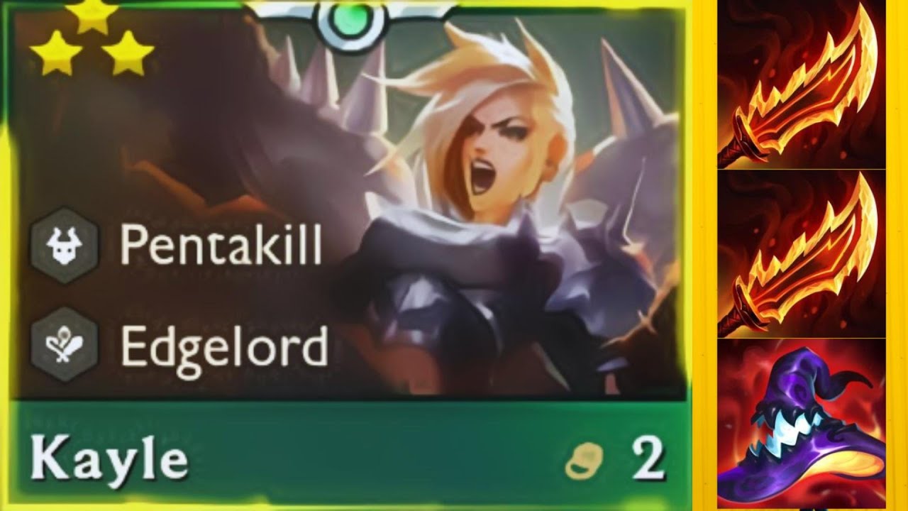 3 Star Kayle⭐⭐⭐7 Pentakill | TFT Set 10