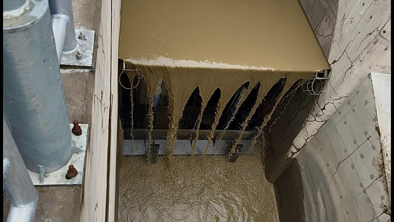 Millions of Gallons of water released to dam downstream – Watch the Dam Gate Opening Process