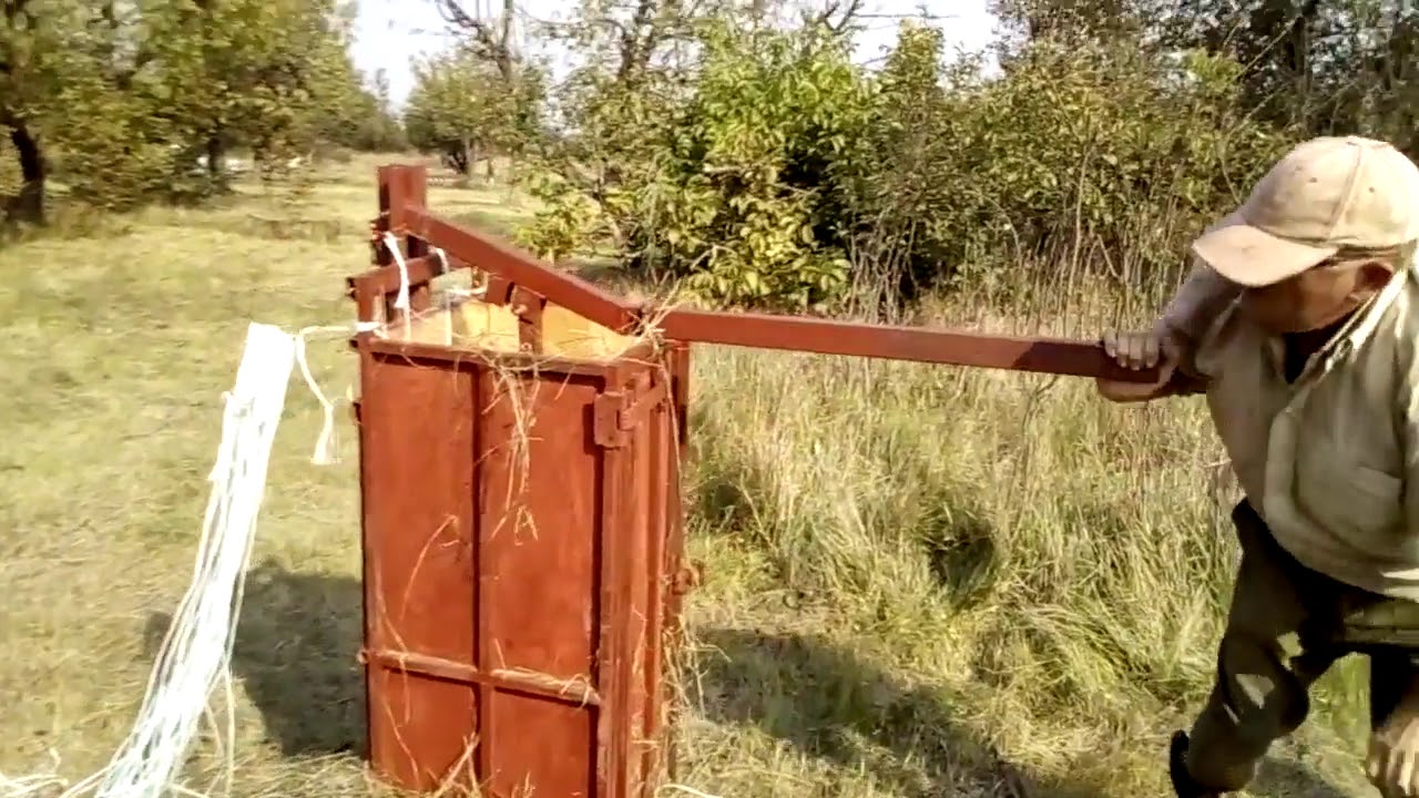 Самодельный пресс для сена