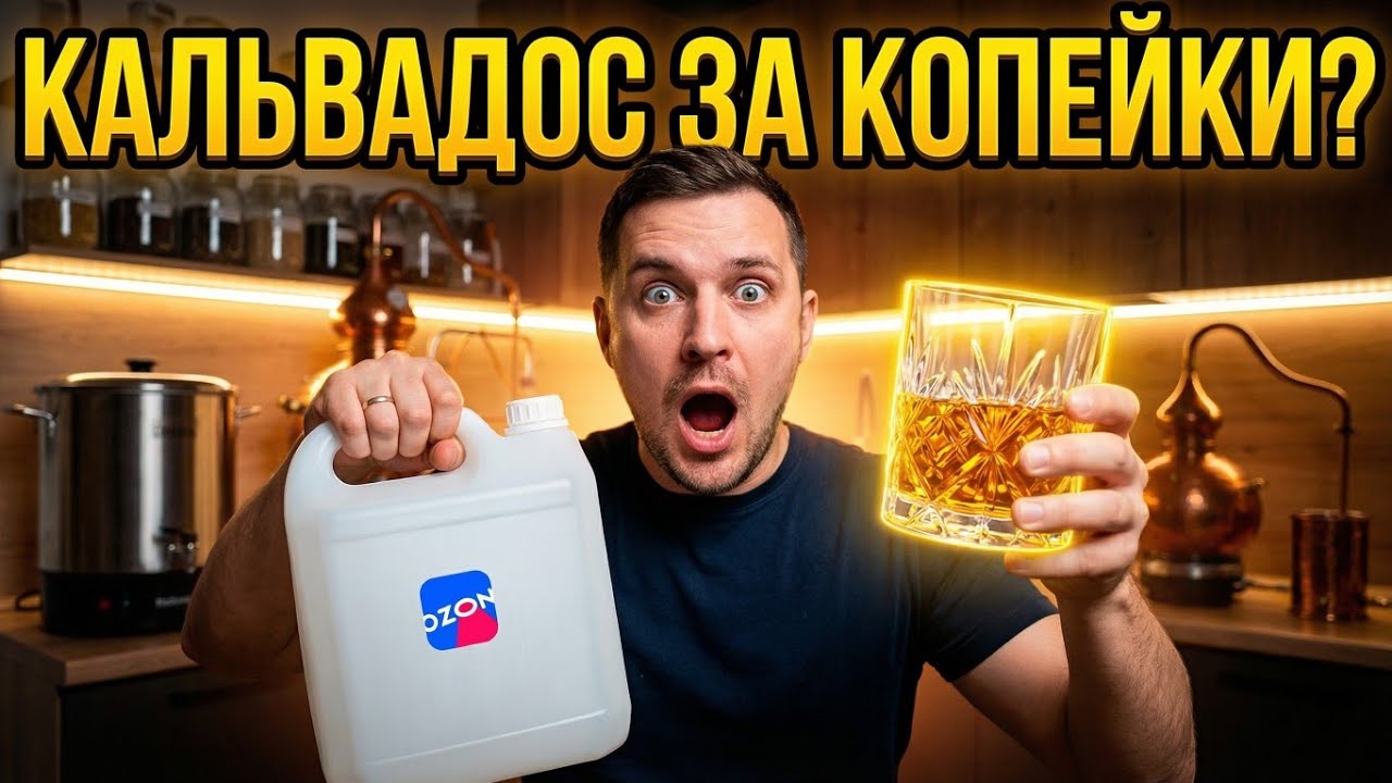 Проверил КОНЦЕНТРАТ с Ozon: Кальвадос за копейки или деньги на ветер?