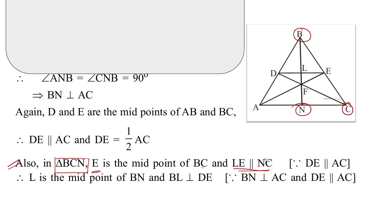 Doubt Class || Advanced Mathematics IX || Chapter 7 Example 3 & 4