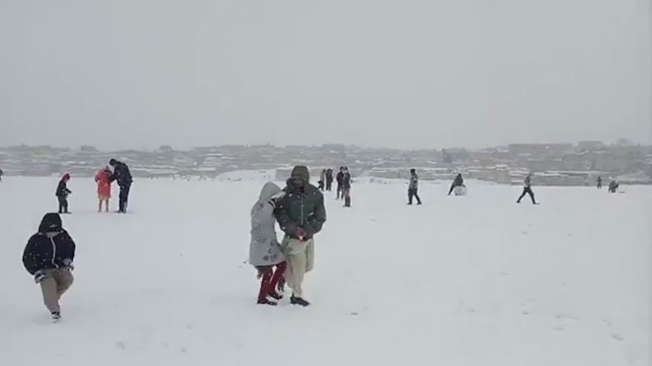 Hazara Town Snowfall Masti Kad Rafiqa 2020