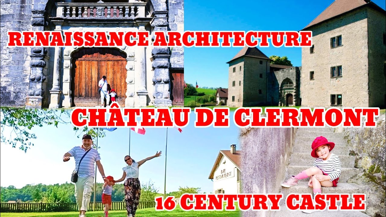 CLERMONT CASTLE/CHATEAU DE CLERMONT|HISTORICAL MONUMENT|LONG-LIVED PINE TREE+BOUNTY APPLES🍎🍎🍎