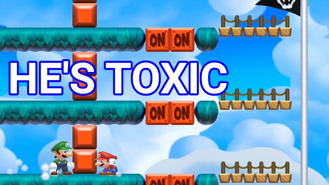 When Being Toxic BACKFIRES — Mario Maker 2 Multiplayer Versus w/ RedFalcon & raysfire