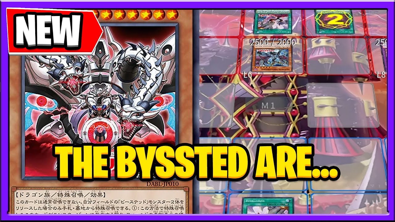 YuGiOh Byssted Gameplay And Byssted Deck Profile New Hand Trap Fusion Deck