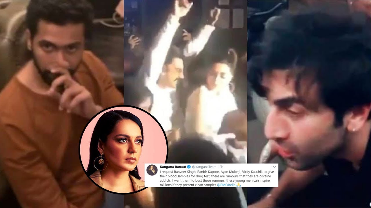 Kangana Ranaut WANTS Ranveer Singh, Ranbir Kapoor & Vicky Kaushal to take a drug test to BUST rumors