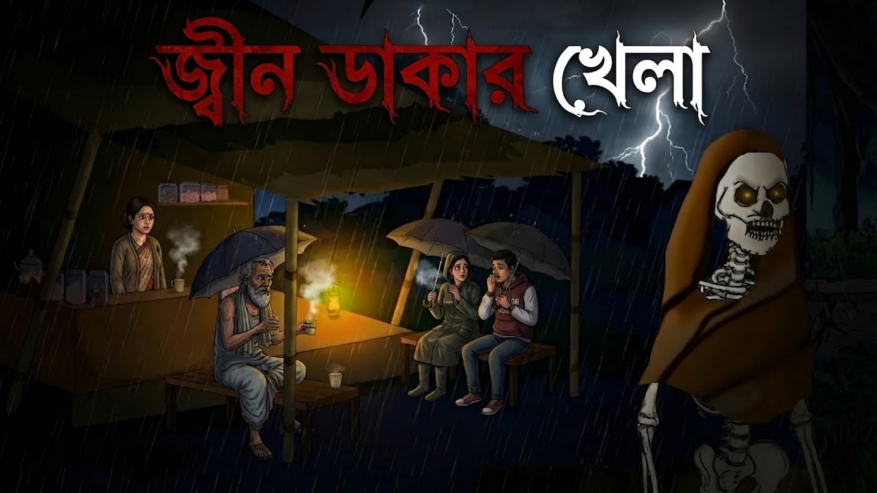 জীন ডাকার খেলা | Bhuter Cartoon | Bengali Horror Cartoon | Bhuter Golpo | Bhoutik Golpo |