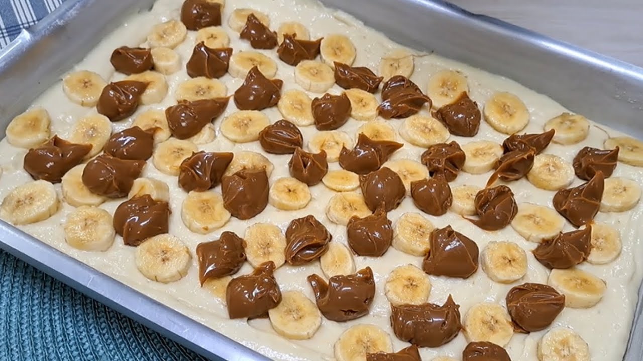 БАНАНОВЫЙ ТОРТ С Дульсе де Лече