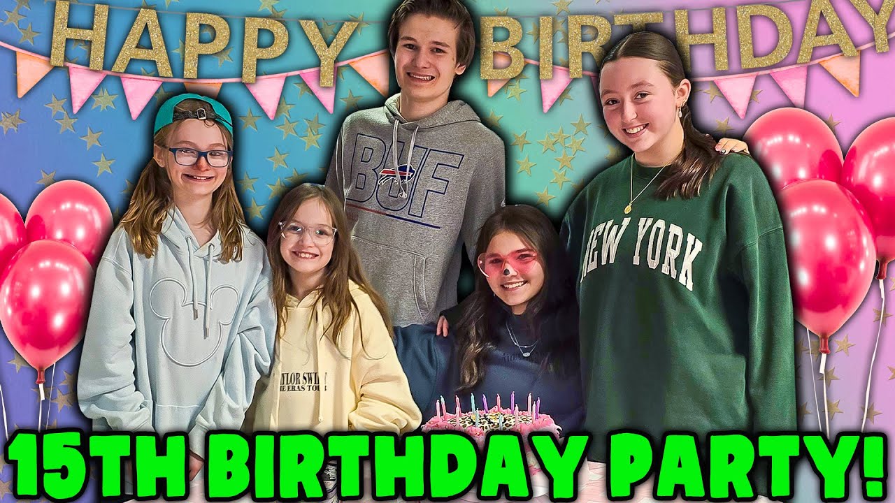 MY 15th BIRTHDAY PARTY! Lots Of Bows And A CREEPY ELMO!