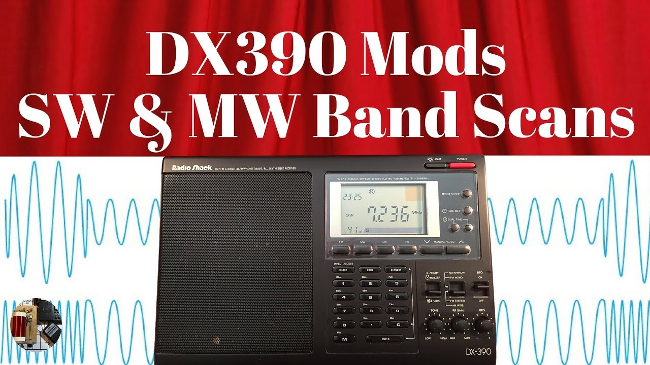 Radio Shack DX390 Mods and Band Scans