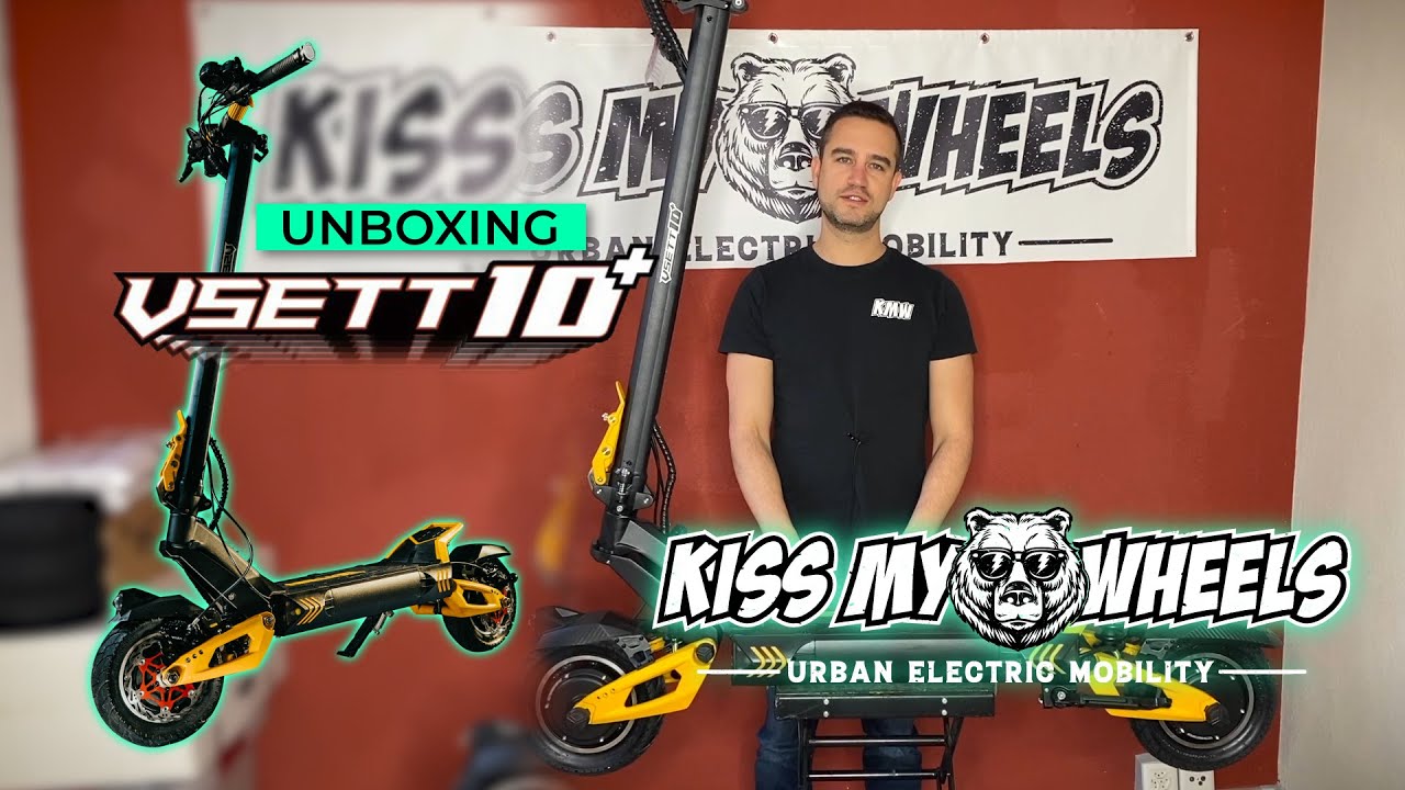 UNBOXING TROTTINETTE ÉLECTRIQUE VSETT 10+ - Bi-moteurs 2000 Watts - vitesse de pointe 85 Km/h !!