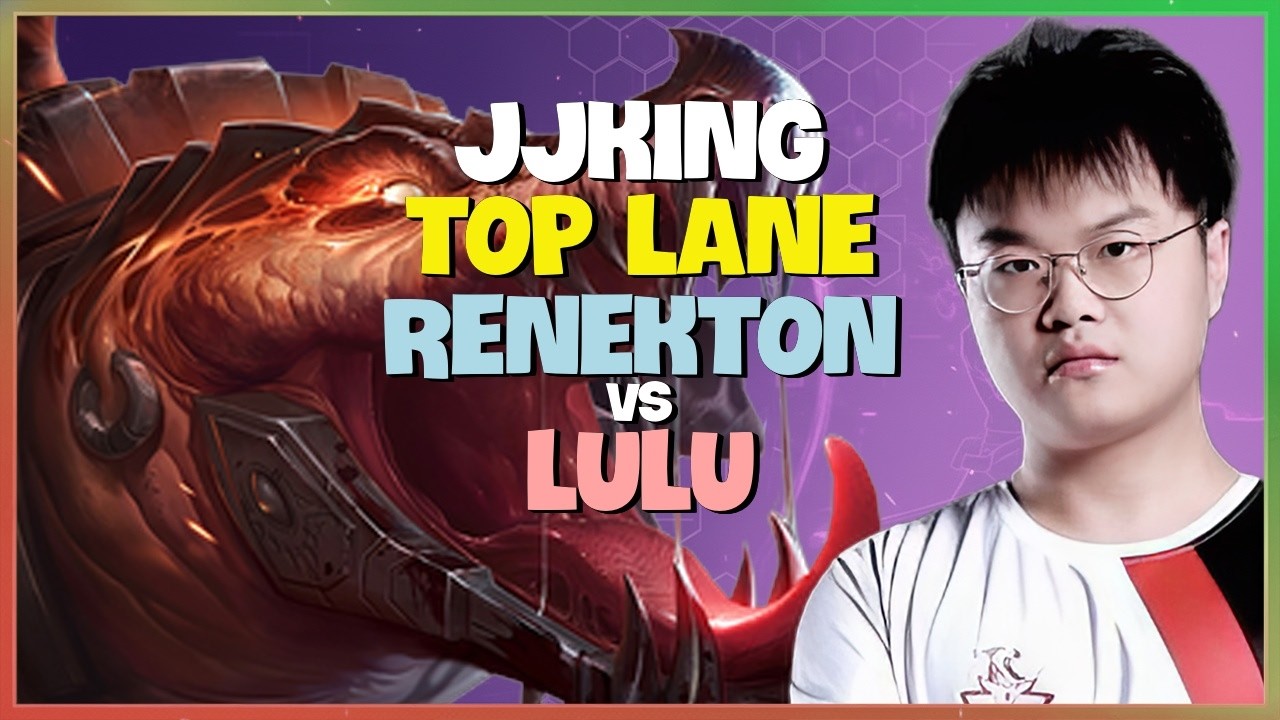 JJking Renekton : This Rank 1 Fiora God is CRUSHING the CN Super Server - Engsub