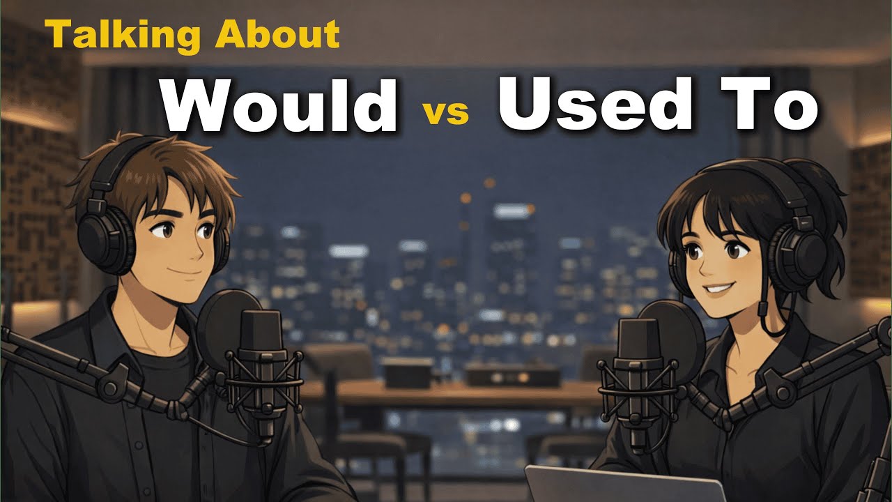 Would vs Used To in English | Easy English Conversation Practice for Beginner