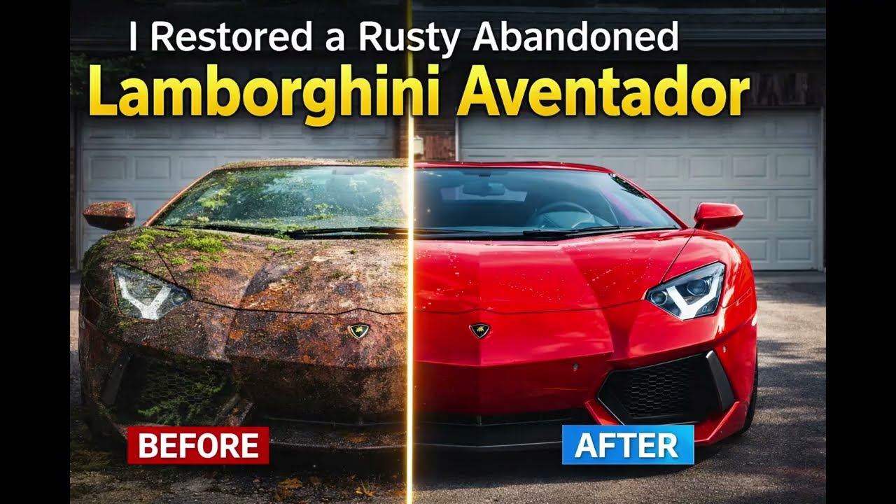 Insane ASMRLamborghini Restoration | Full Rebuild from Scratc