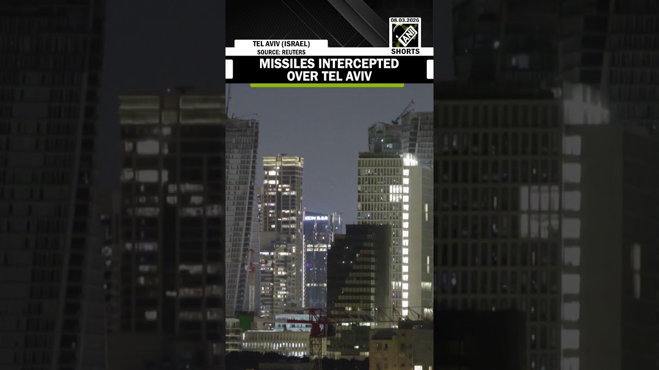 Israeli defense systems intercept incoming missiles targeting urban areas in Tel Aviv and West Bank