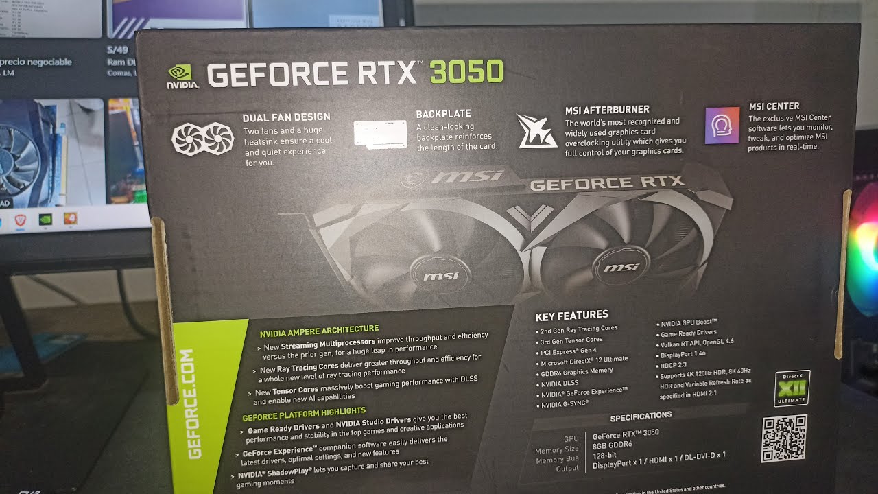 r7 5800xt rtx 3050 8gb TSR MEDIO GRAFICOS ALTOS