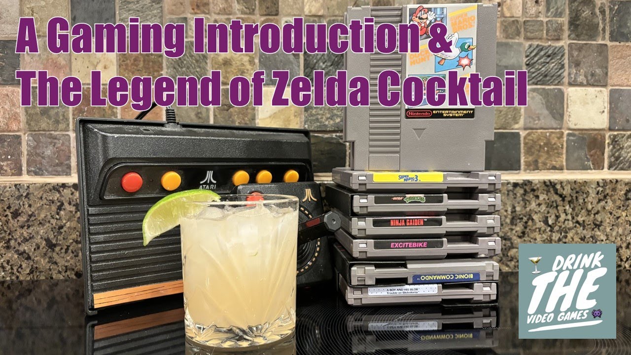 A Gaming Introduction & The Legend of Zelda Cocktail #podcast