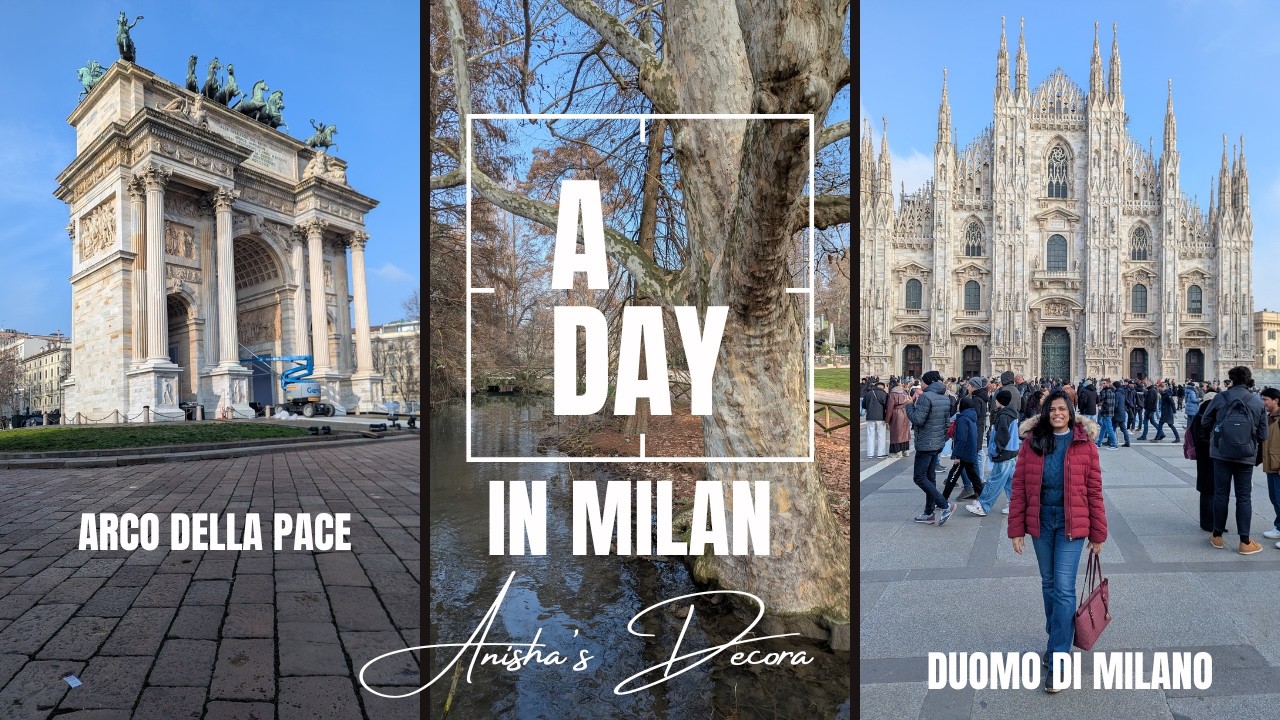 Porta Sempione, Arco della Pace & Duomo di Milano #milantravel #travel